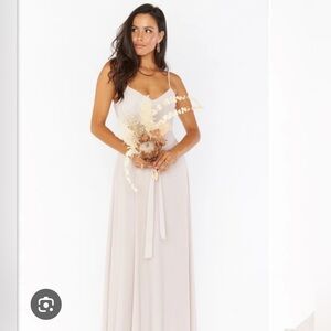 NWT - Show Me Your Mumu Faith Maxi Dress Show Me the Ring Crisp